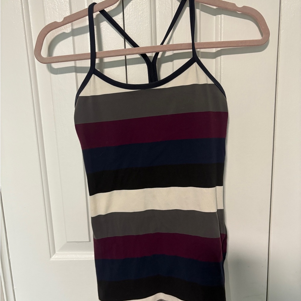 Lulu Lemon striped workout tank